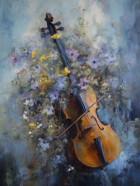 Скрипка живопись