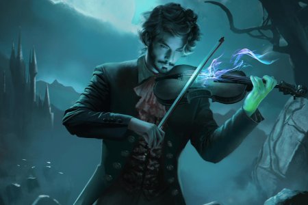 Мужчина со скрипкой