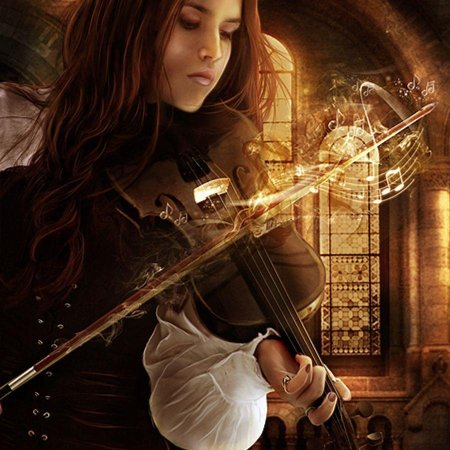 Девушка со скрипкой