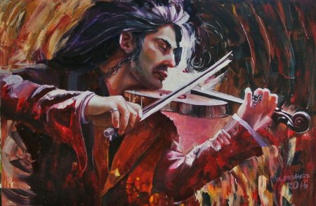 Картины андрей атрошенко скрипач