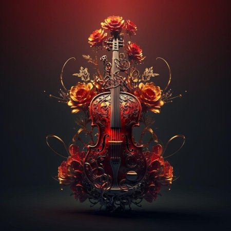 Скрипка музыкальная