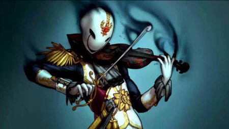 Corrupted violin fencer boss