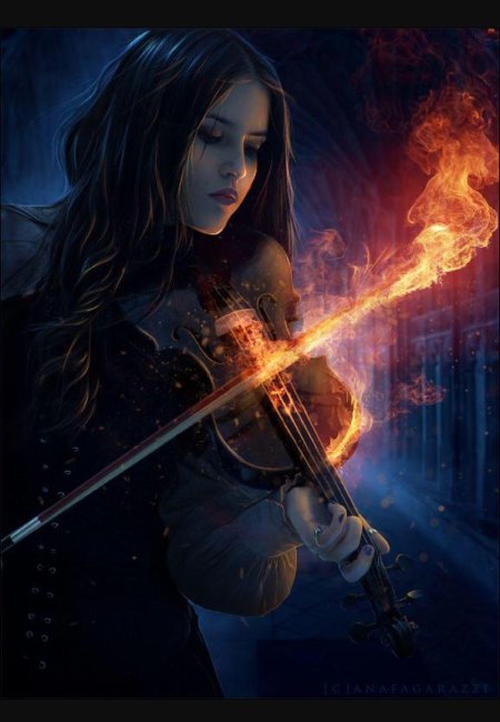 Девушка со скрипкой