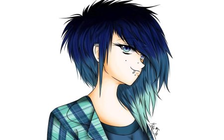 Аниме неформалы девушки