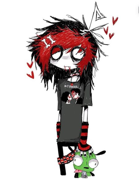 Эмо стиль рисования