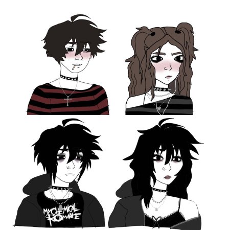 Эмо девушка