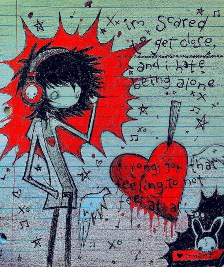 Рисунки эмо