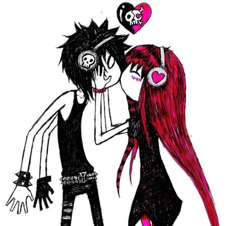 Рисунки в стиле эмо