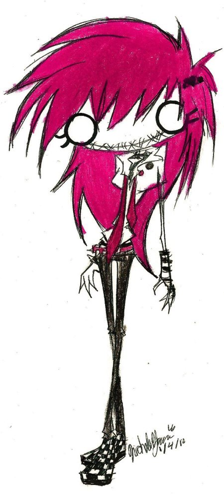Рисунки в стиле эмо