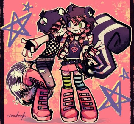 Эмо стиль арт