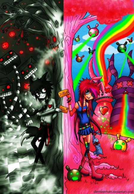 Рисунки в стиле эмо