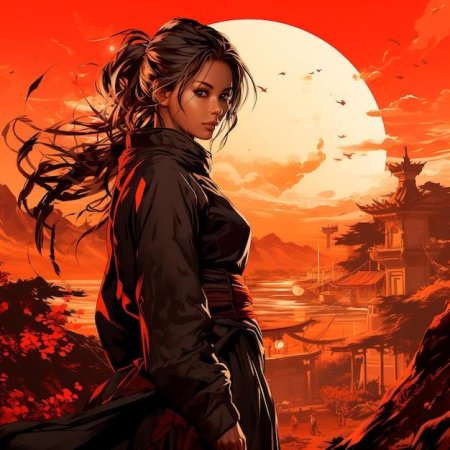 Девушка ниндзя