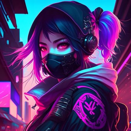 Неоновый киберпанк