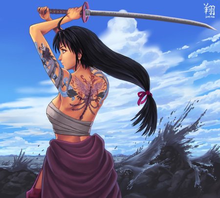 Самураи девушки