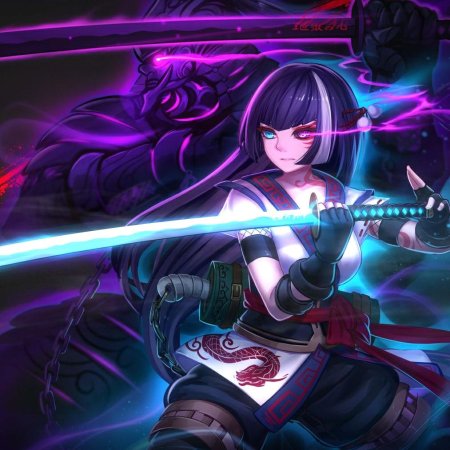 Аниме самурай девушка