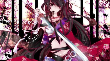 Аниме катана 4к