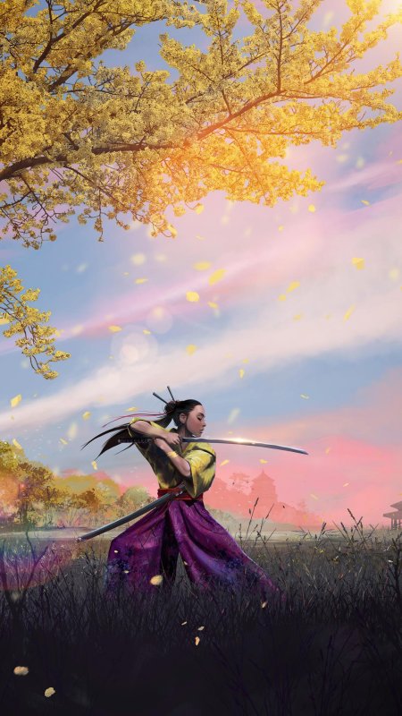 Картина самурай