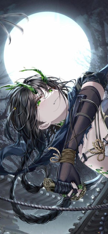 Аниме девушка ниндзя