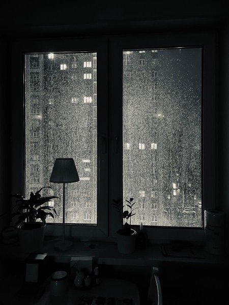 Дождь на окнах