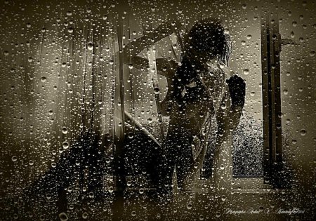 Дождь на окнах