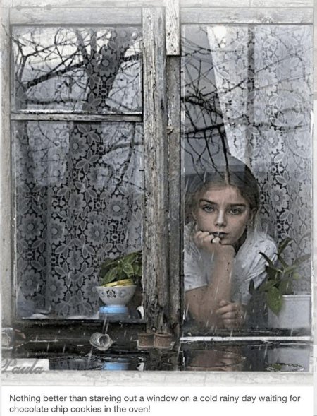 Дождь на окнах