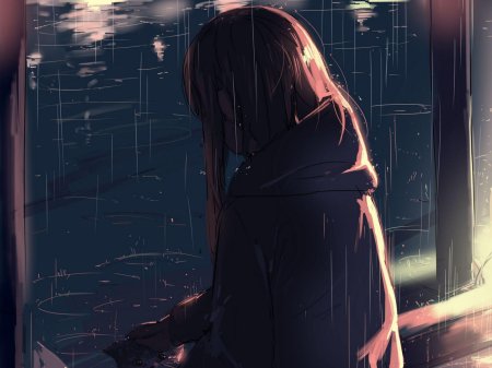 Дождь аниме