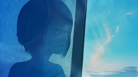 Аниме девушка грустная