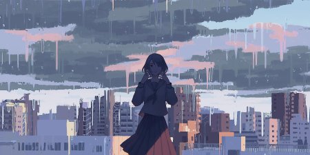 Аниме дождь