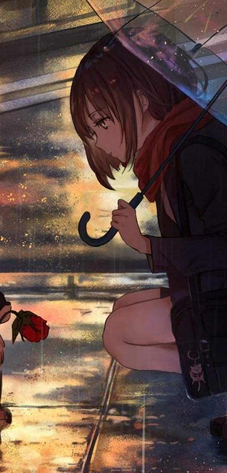 Аниме дождь