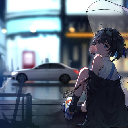 Аниме дождь