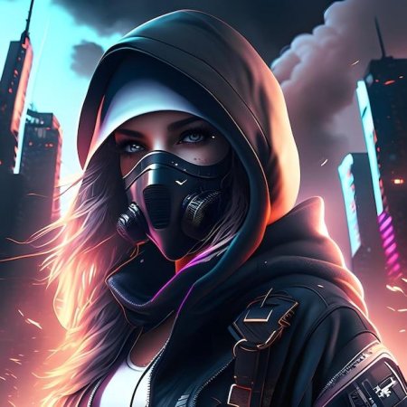 Киберпанк девушка