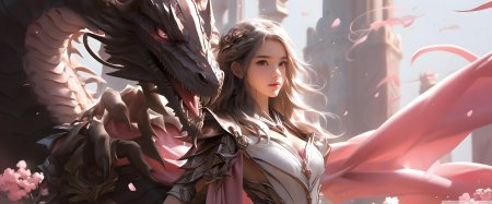 Девушка дракон