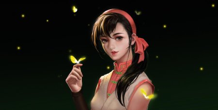 Девушка арты