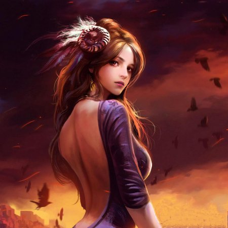 Красивая девушка фэнтези