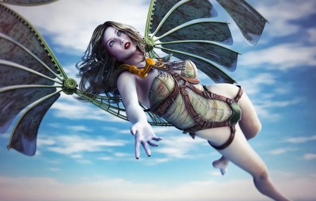 Фея с крыльями