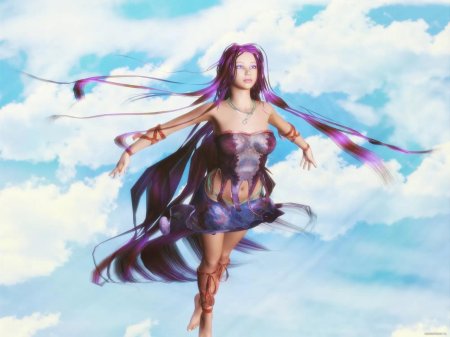 Летающая девушка