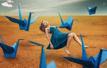 Бумажные журавлики