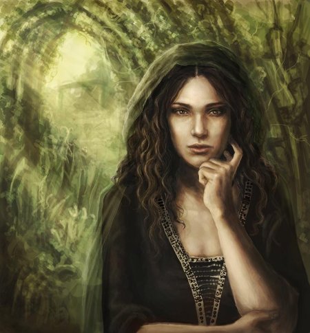 Девушка фэнтези арт