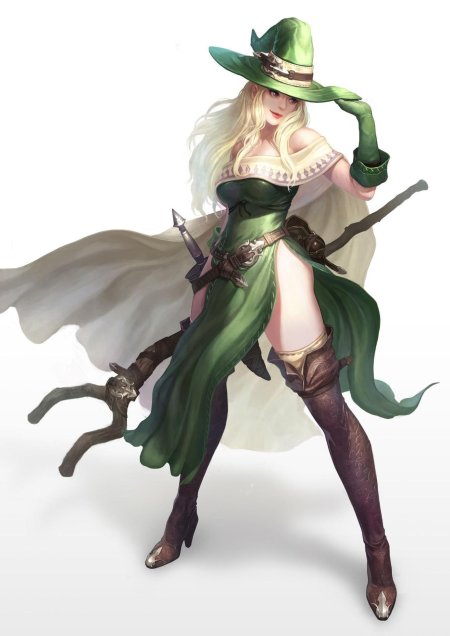 Эльфийка волшебница арт днд