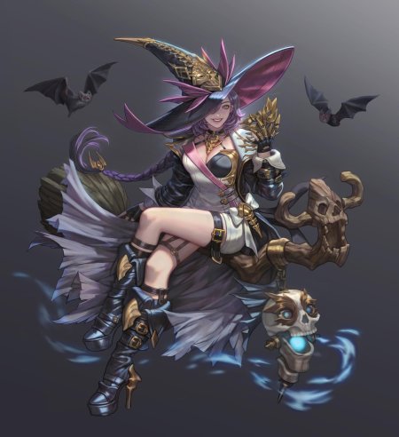 Ведьма арт фэнтези