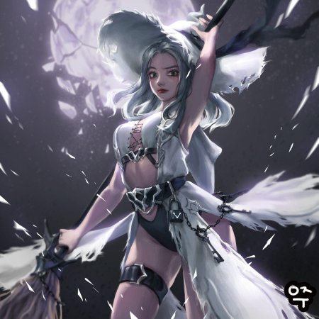 Белая ведьма арт