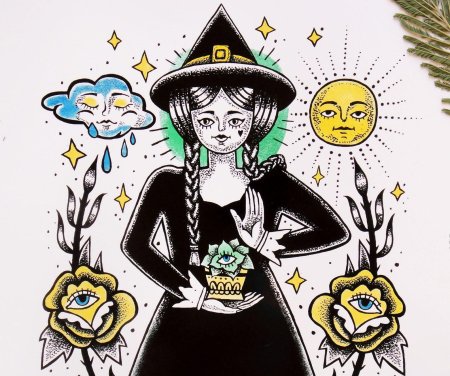 Рисунки ведьм