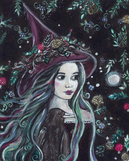 Ведьма рисунки