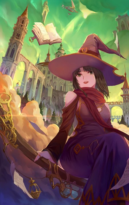 Аниме ведьма коэн