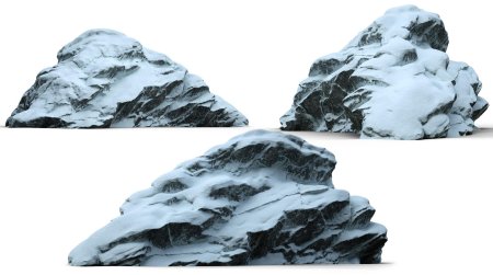 Заснеженные скалы