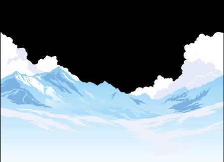 Горы в векторе