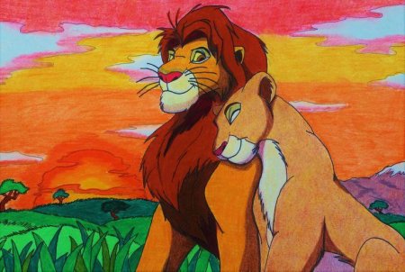 Король лев симба и нала