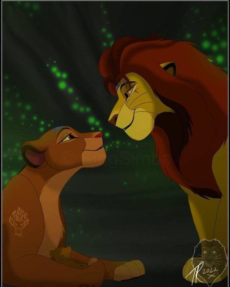 Король лев симба и нала