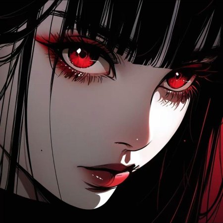 Красные глаза арт
