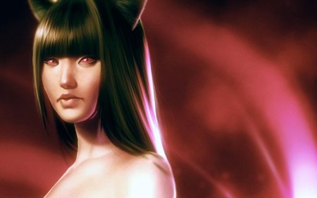 Девушка с рогами